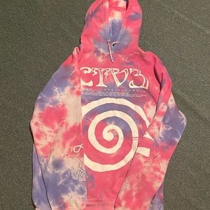 Jaden Smith CTV3 Merch Hoodie Tie Dye Size M